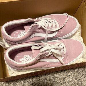 Vans Old Skool Pink Suede Low-Top Sneakers